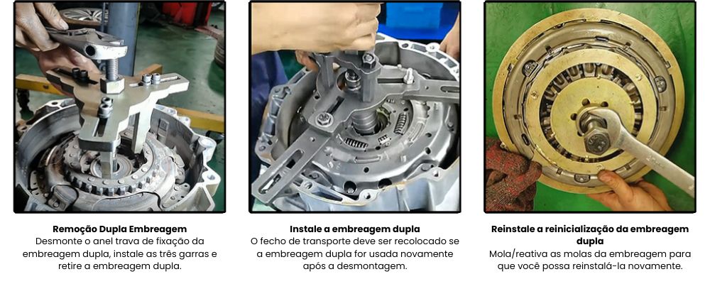 como remover embregem do ford powershift